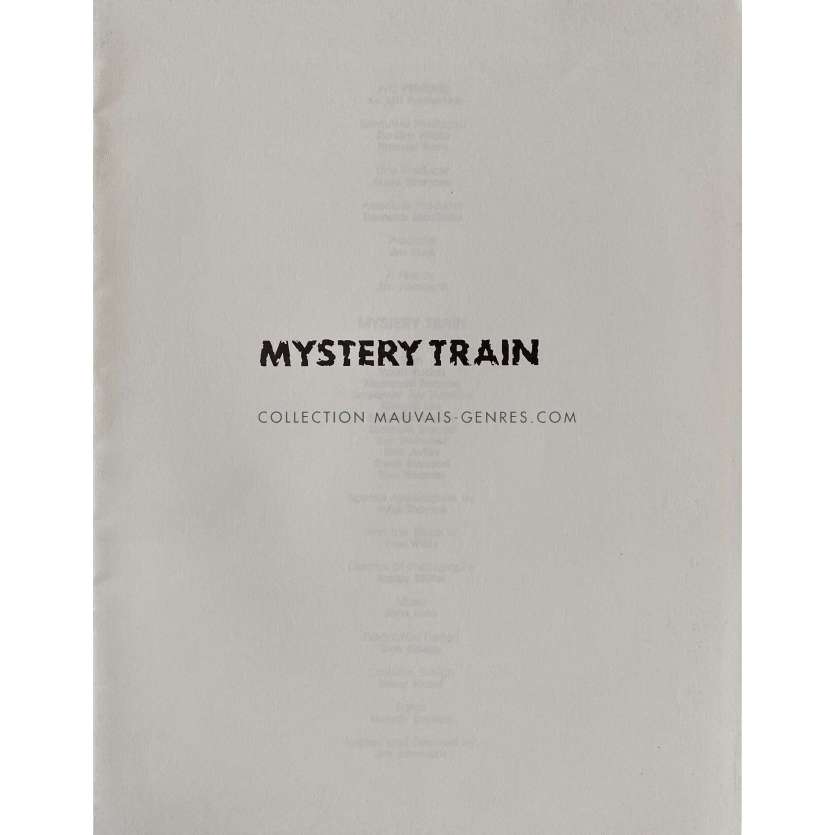 MYSTERY TRAIN French Pressbook 24p - 9x12 in. - 1993 - Jim Jarmusch, Yuki Kudoh