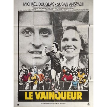 RUNNING French Movie Poster- 47x63 in. - 1979 - Steven Hilliard Stern, Michael Douglas