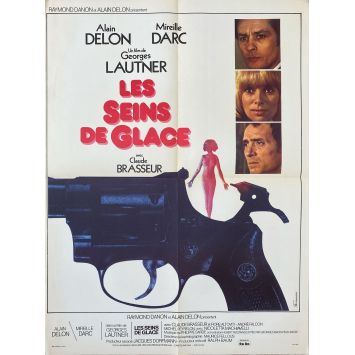 LES SEINS DE GLACE Affiche de film- 60x80 cm. - 1974 - Georges Lautner, Alain Delon