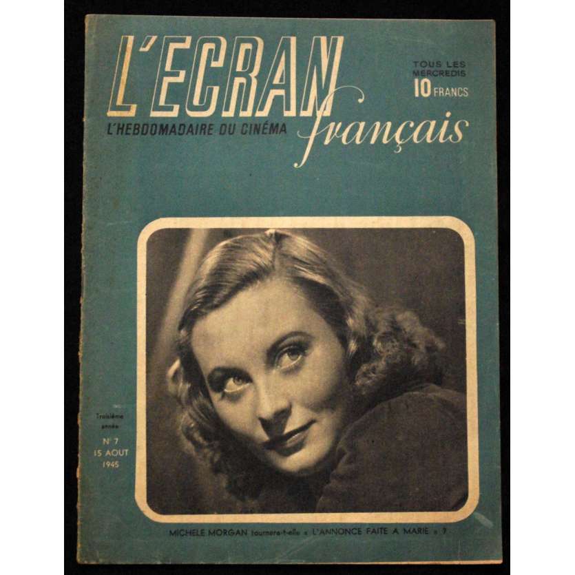 L'Ecran Français – N°007 – 1945 – Michèle Morgan