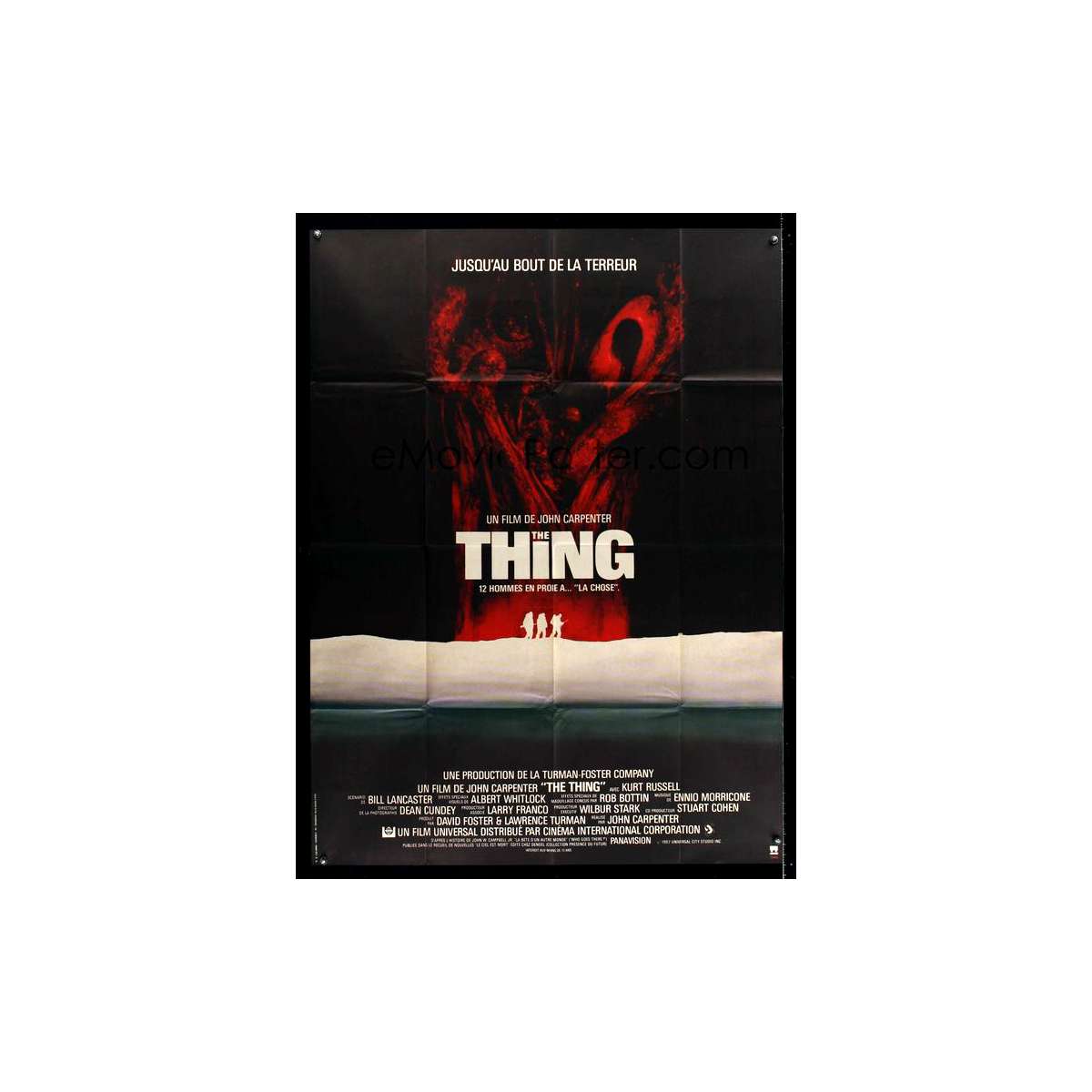 The Thing Original French Movie Poster