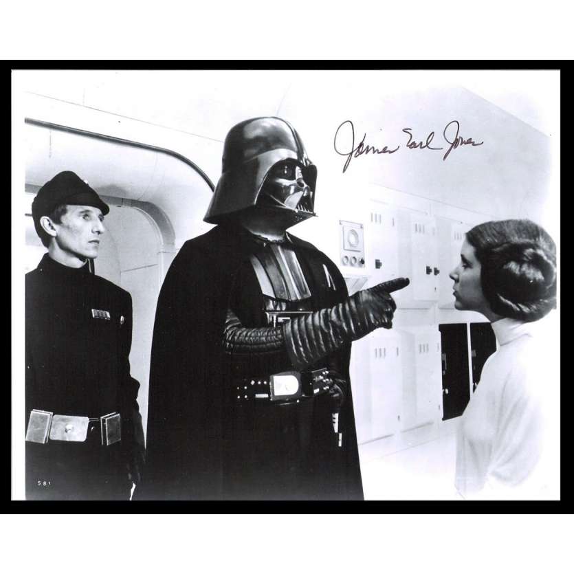 STAR WARS - A NEW HOPE US Signed Still 8x10 - 1977 - James Earl Jones, Darth Vader